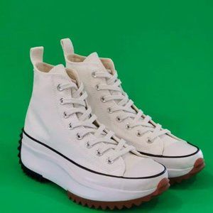 Converse Women's Run Star Hike Hi Platform 166799C White/Black/Gum NWB